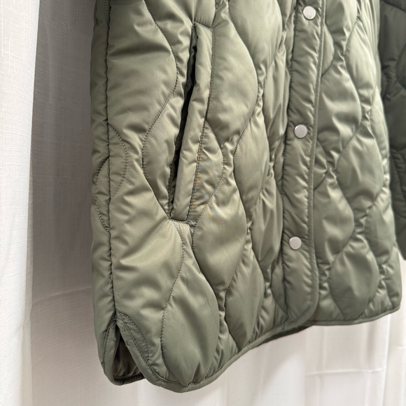 32 Degrees Olive Green Quilted Lightweight Jacket Size Small - Picture 8 of 11